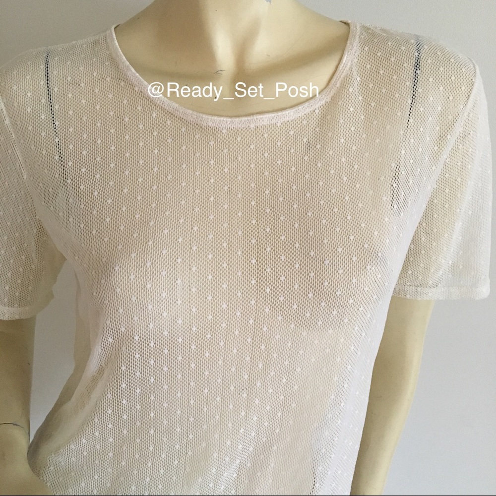 ✨*read info*Vintage 80s Christian Dior mesh tee L - Picture 2 of 8